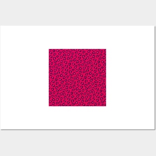 Pink Leopard Print Posters and Art